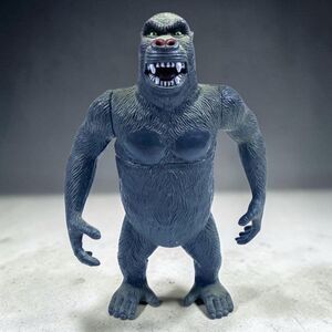 Vintage KING KONG GORILLA 7.5” Action Figure Imperial Toys 1985 Green Eyes